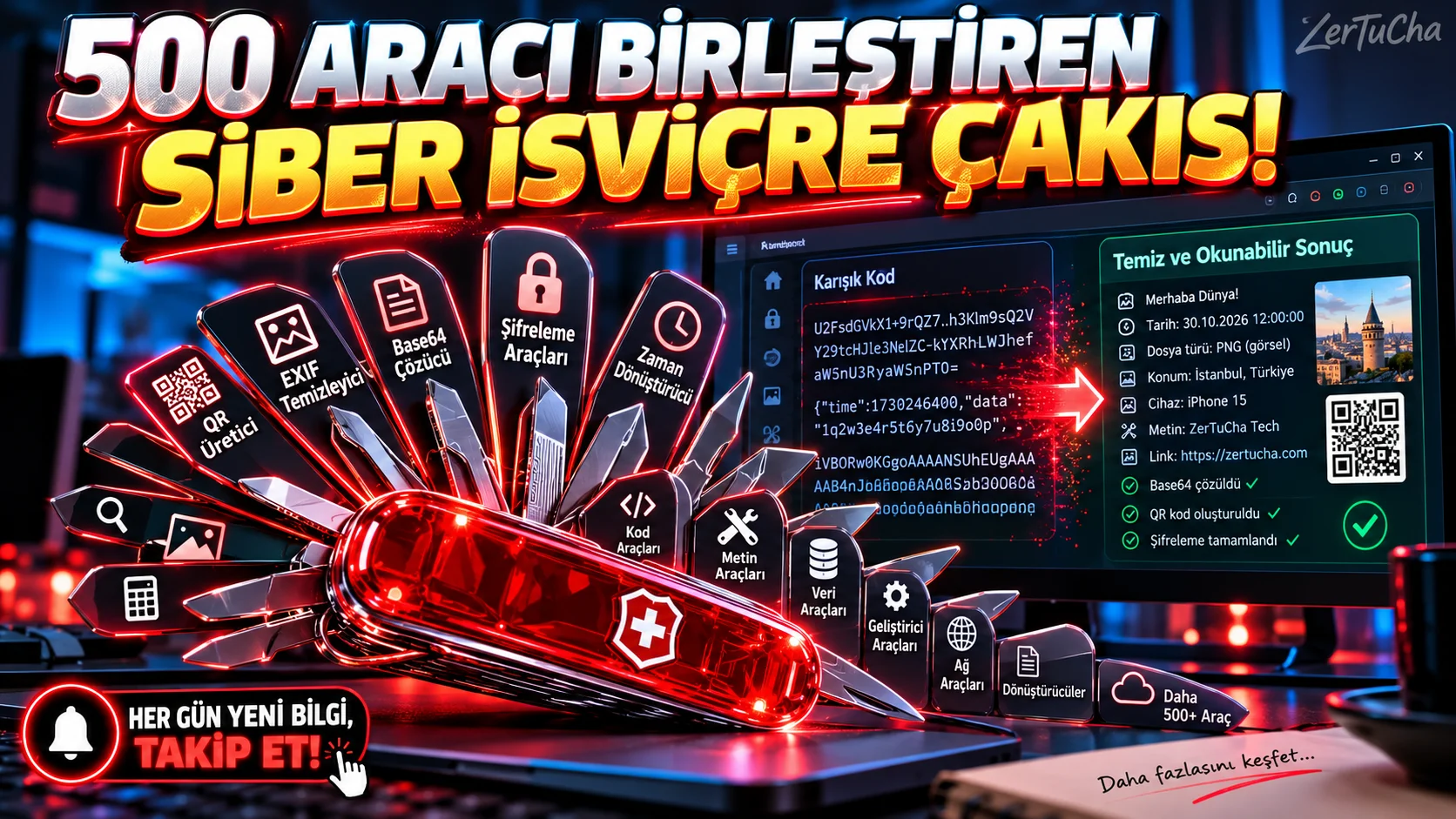 Şifreli Metinleri, Zaman Damgalarını ve Verileri Tarayıcıda Çözün: CyberChef!