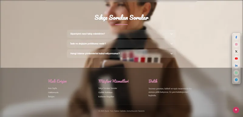 Butik'm E-Ticaret Scripti | PHP Tabanlı Modern Butik Satış Yazılımı Galeri