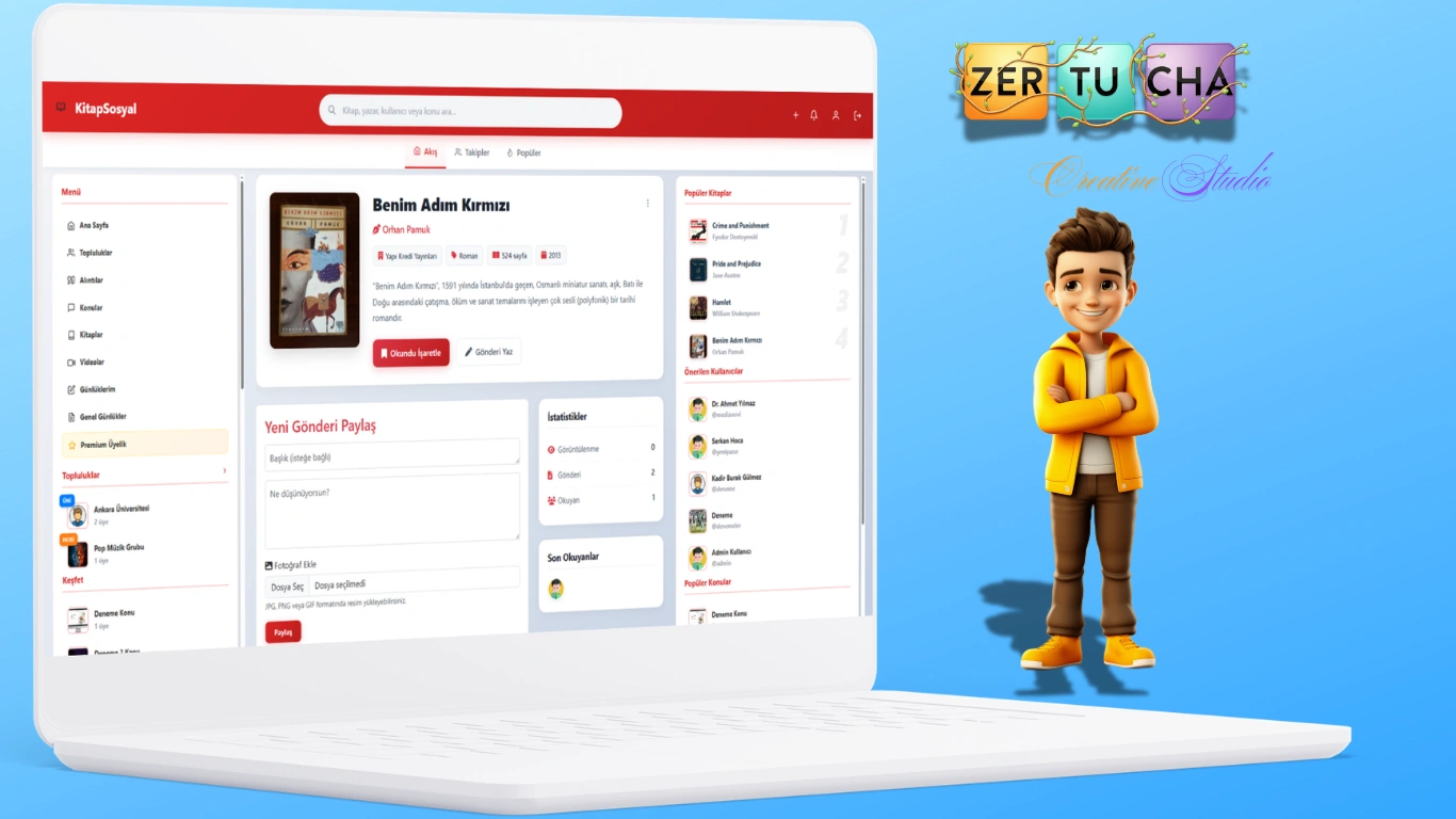 SosyalKitap - Sosyal Okuma ve Kitap Paylaşım Platformu Galeri
