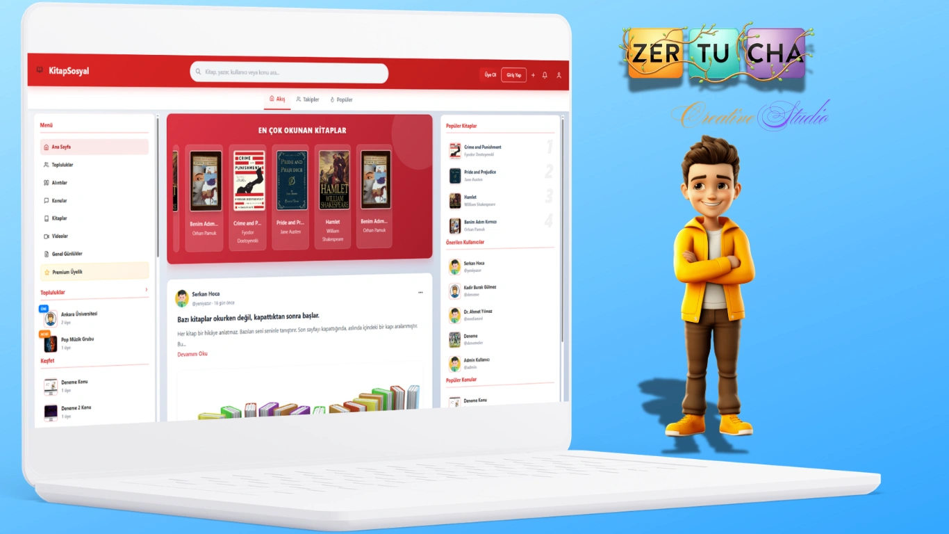 SosyalKitap - Sosyal Okuma ve Kitap Paylaşım Platformu Galeri