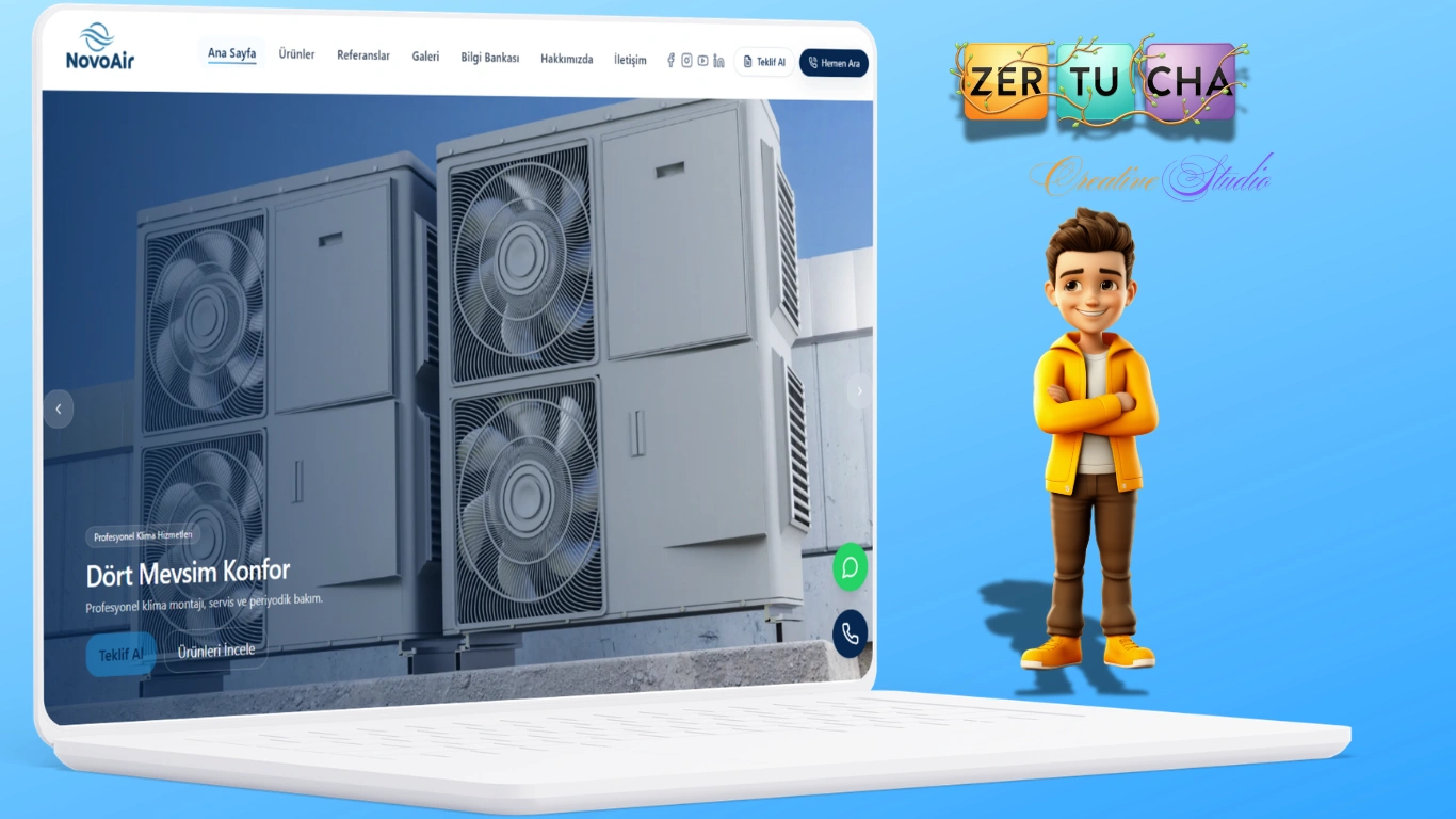 Klima HVAC Web Uygulaması Galeri