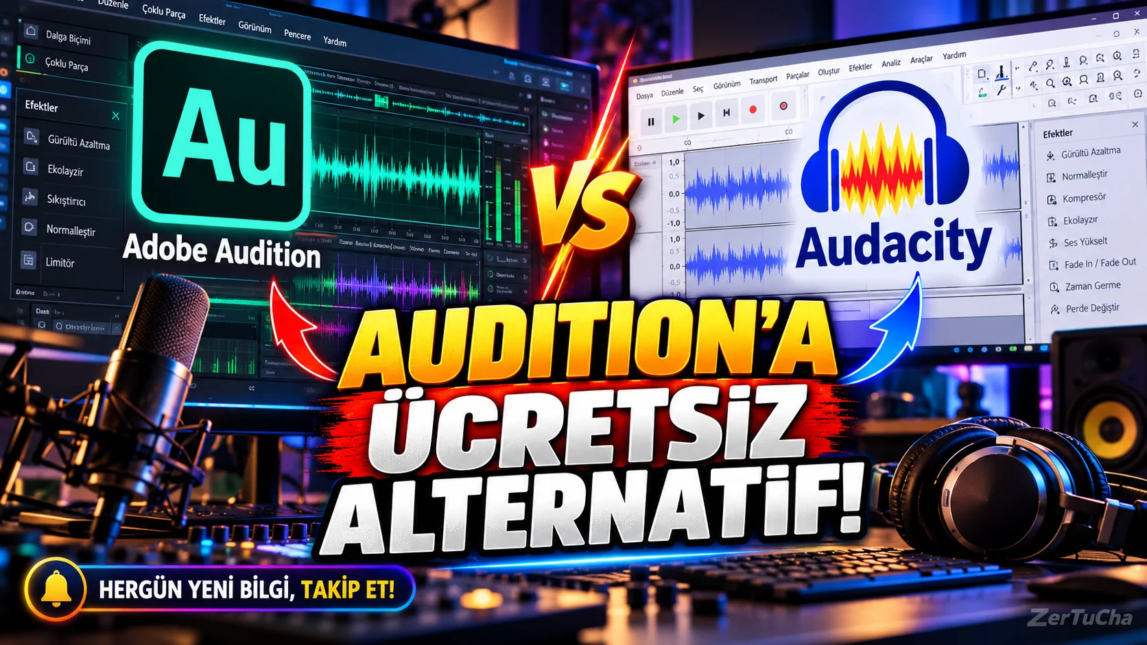 Adobe Audition → Audacity