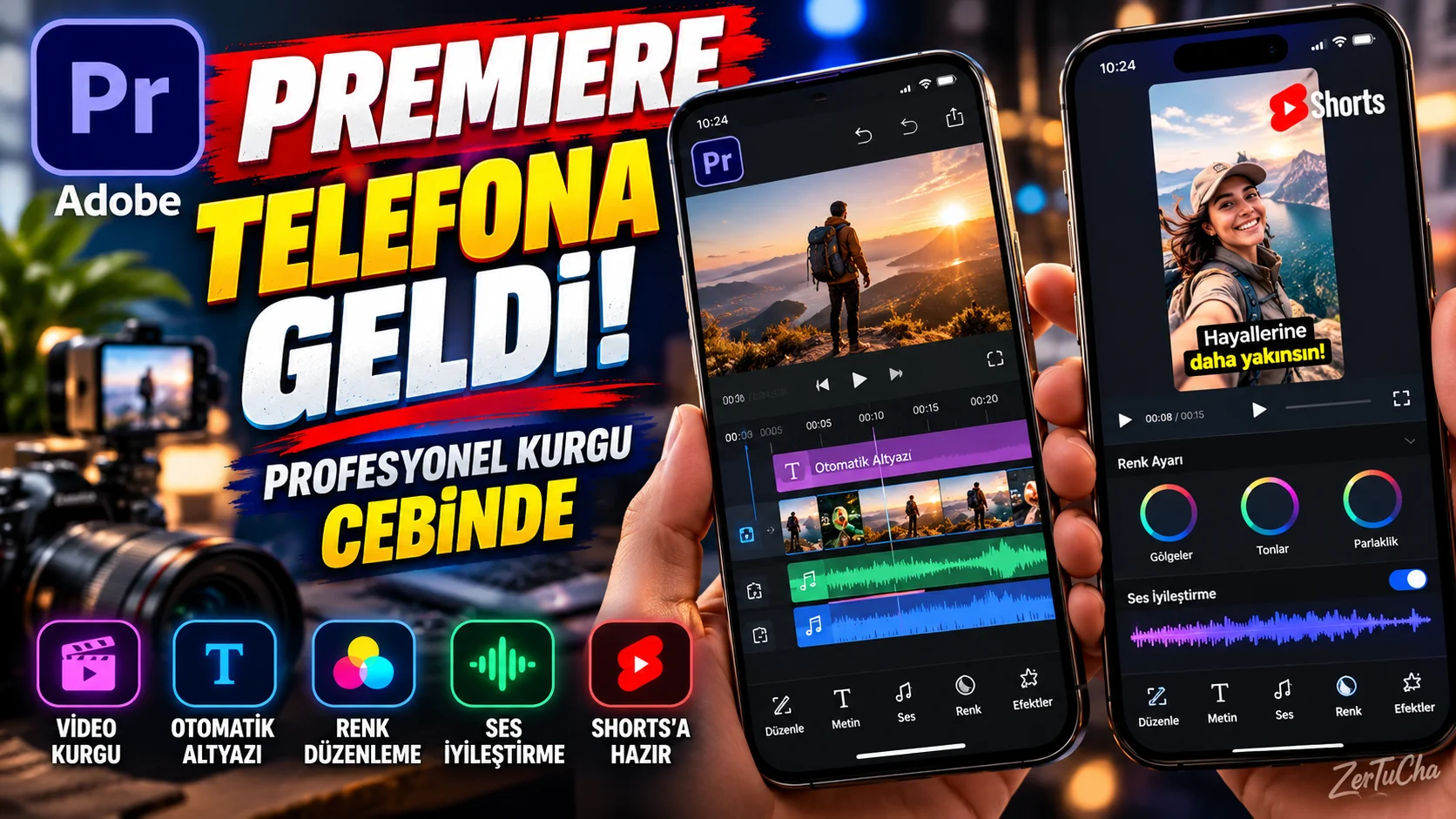 PREMIERE TELEFONA GELDİ! Artık Profesyonel Video Kurgusu CEBİNDE