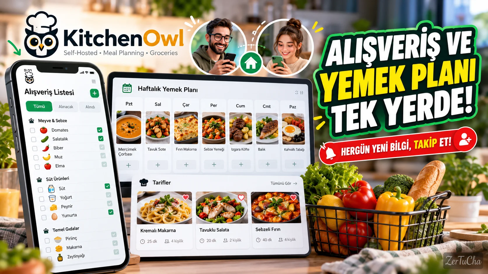 Combine Grocery Shopping and Weekly Meal Planning in One App: KitchenOwl