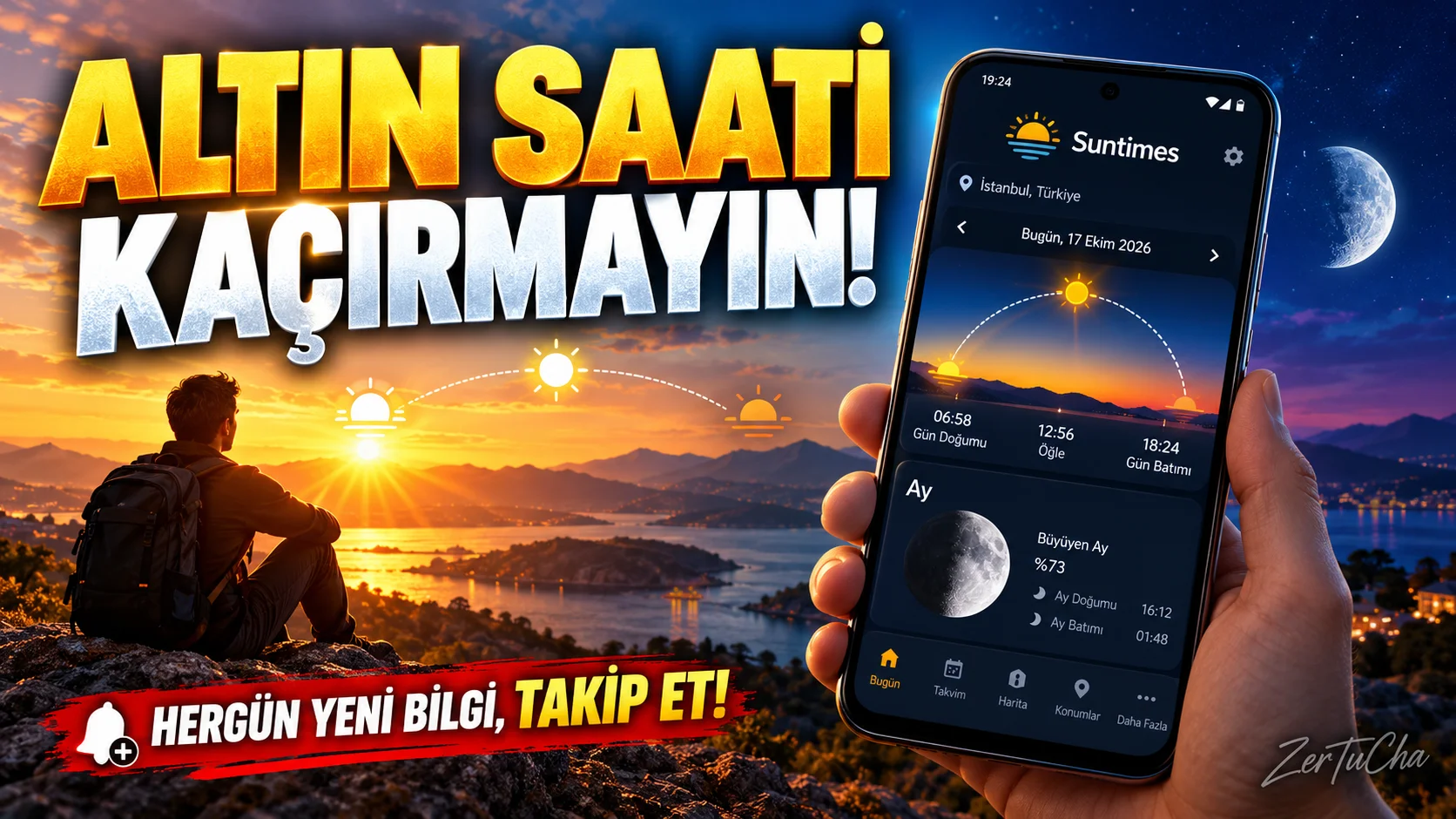 Gün Batımı Ne Zaman? Altın Saat Kaçta? Güneş ve Ay Takibi Yapan Ücretsiz Uygulama