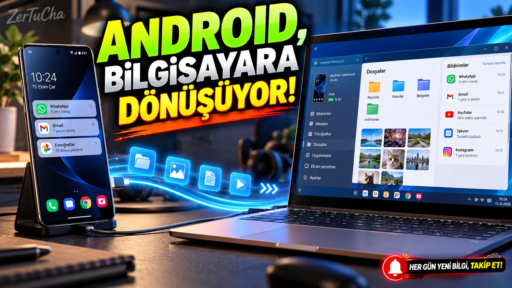 Android Artık Dizüstü Bilgisayara Dönüşüyor: Googlebook, Windows'un Yerini Alabilir mi?