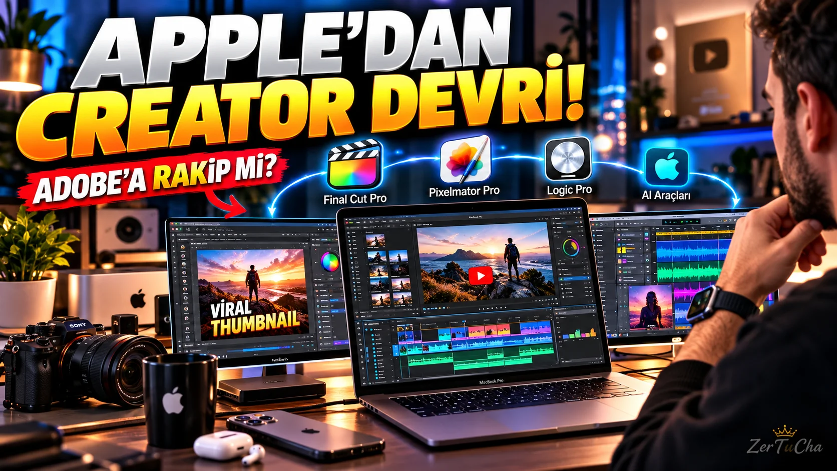 APPLE, ADOBE'A RAKİP ÇIKARDI! İçerik Üreticileri İçin Yeni Dönem Başladı