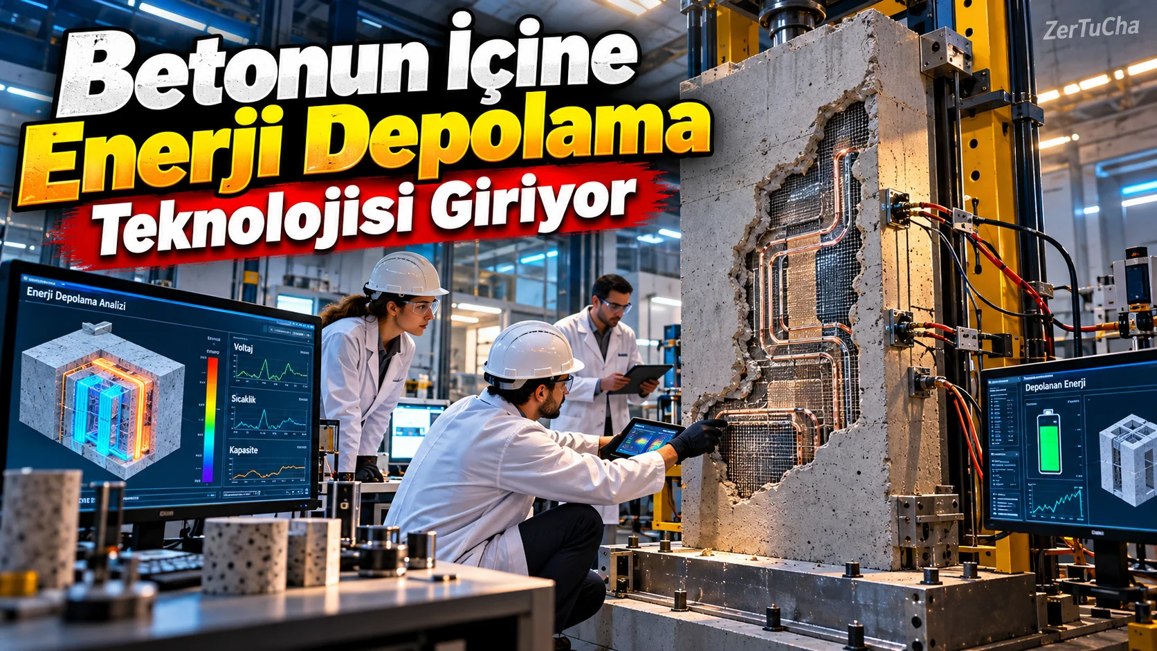 Betonun İçine Enerji Depolama Teknolojisi Giriyor