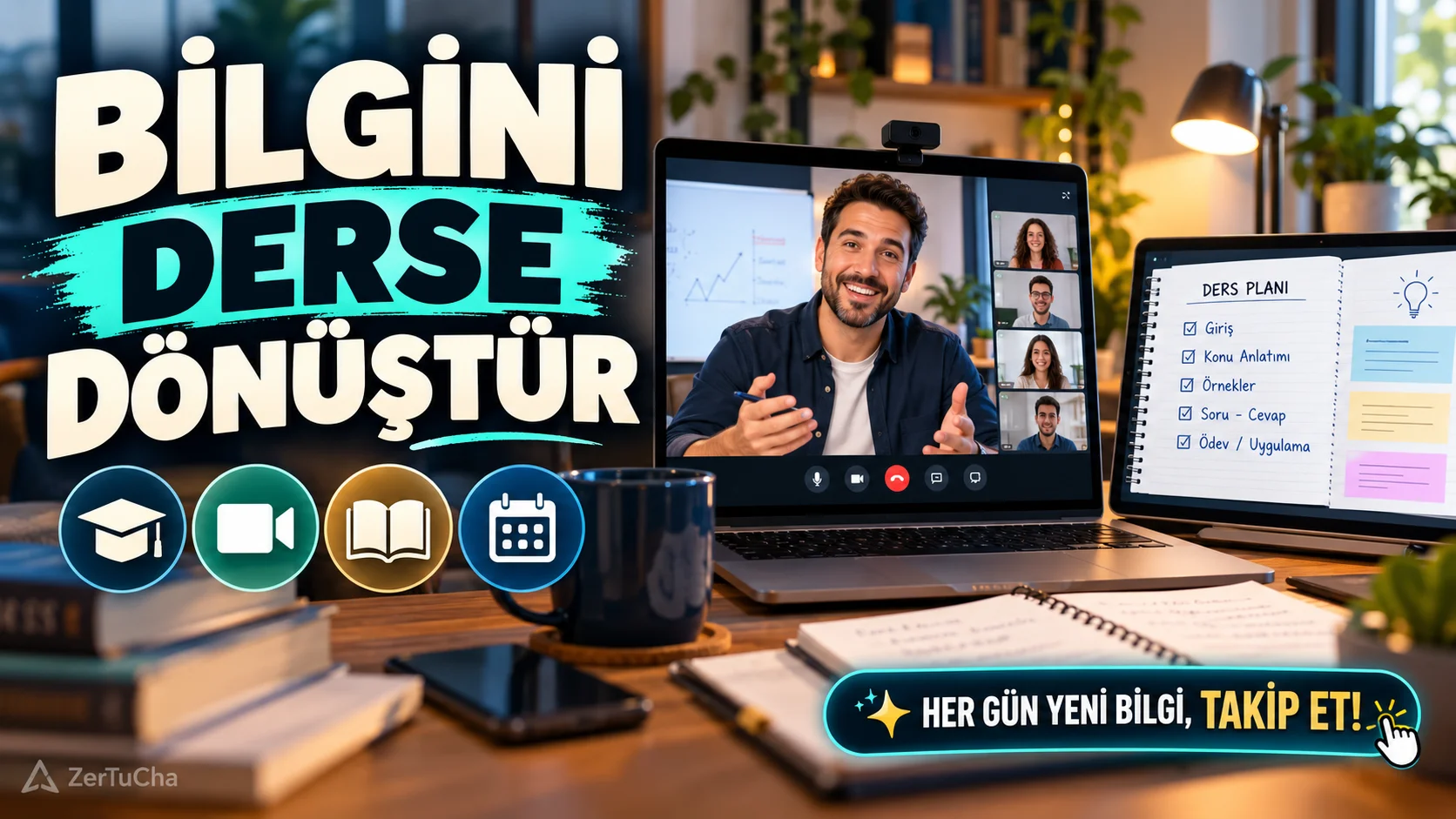 Bildiğiniz Bir Konuyu Online Eğitim veya Birebir Dersle Gelire Dönüştürmek
