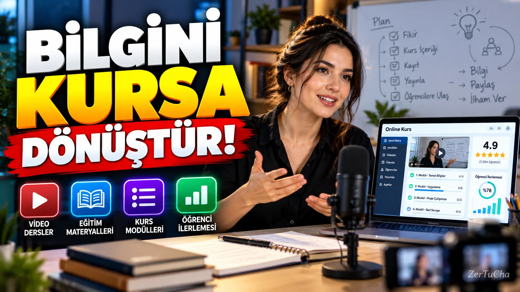 Bildiğin Konuyu Kursa Dönüştür: Udemy'de Para Kazanma Rehberi