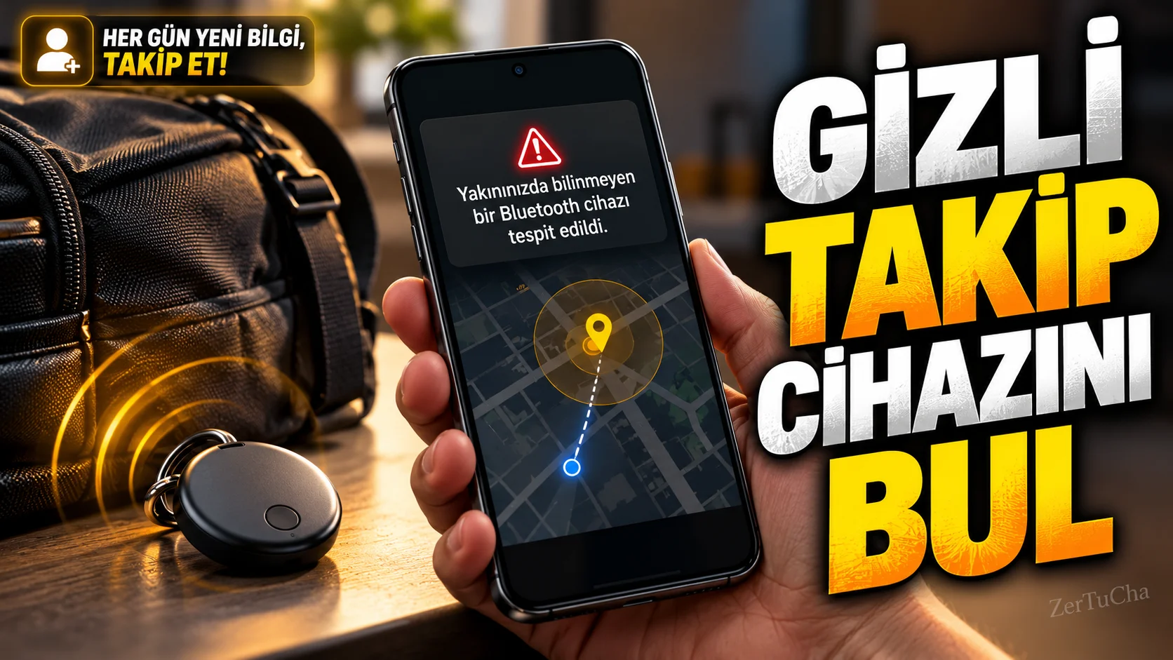 Find the Tracking Device Secretly Placed in Your Bag with Your Android Phone