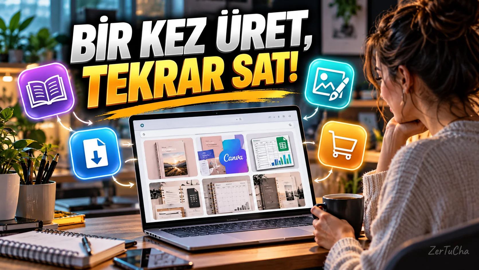 Dijital Ürün Satarak Para Kazanmak: Bir Kez Üretip Tekrar Tekrar Satmak Gerçekten Mümkün mü?