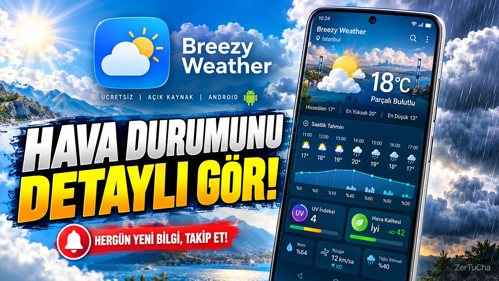 Go Beyond Temperature in Weather: Discover Breezy Weather