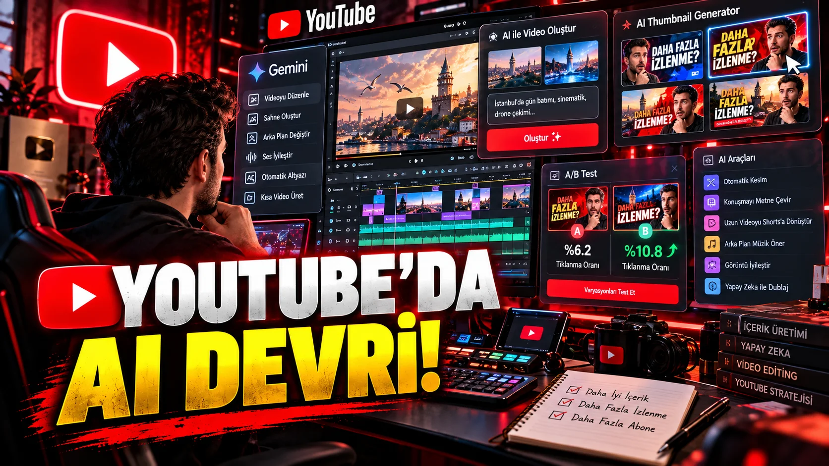 YouTube AI ile Video Üretim Sürecini Baştan Aşağı Değiştiriyor