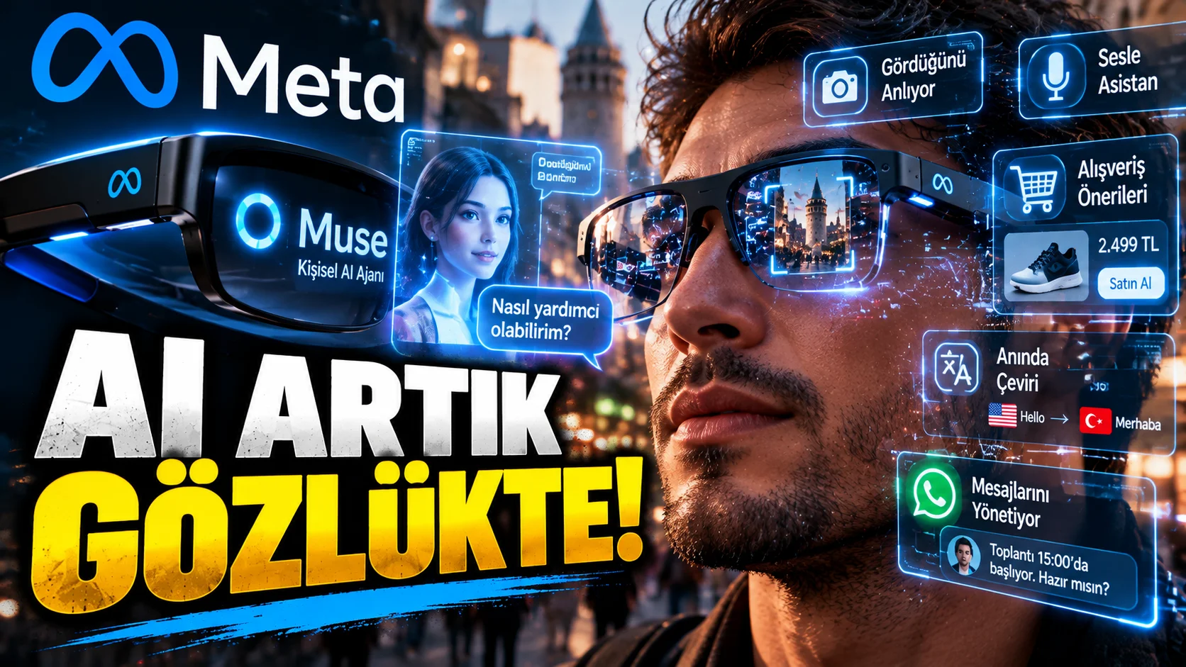 Meta Brings Muse to AI Glasses