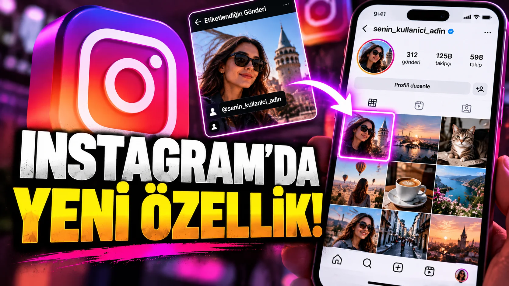 Instagram Profil Izgarasına Yeni Özellik Ekledi