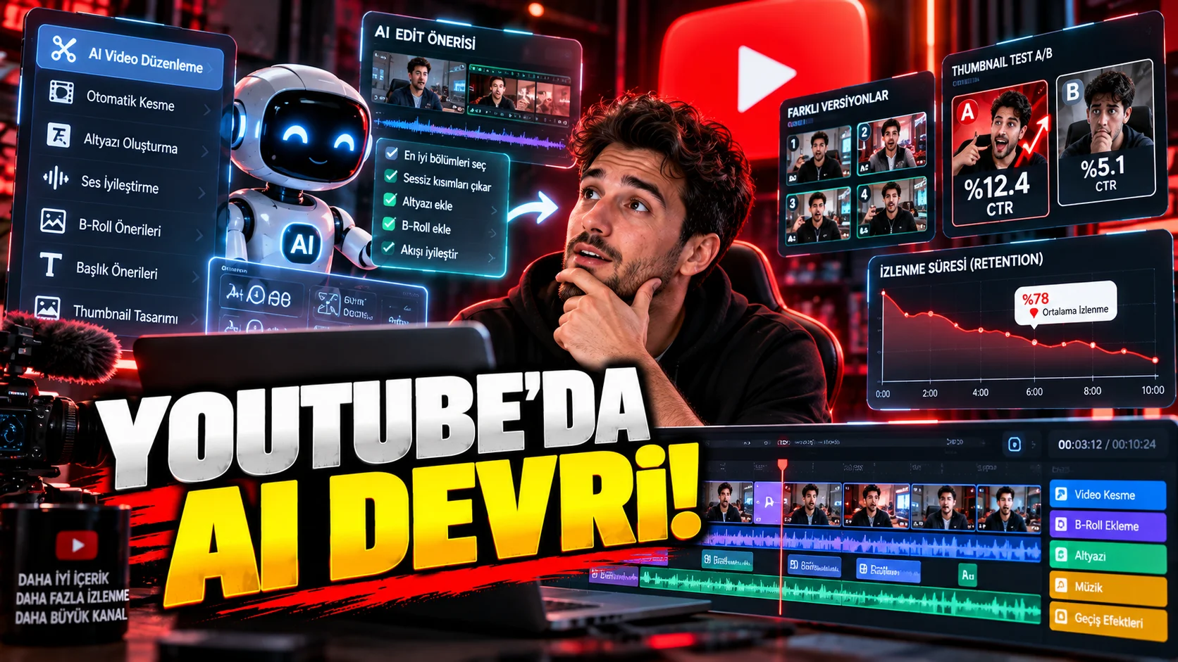 YouTube'da AI Artık Videonun Kendisine Dokunuyor