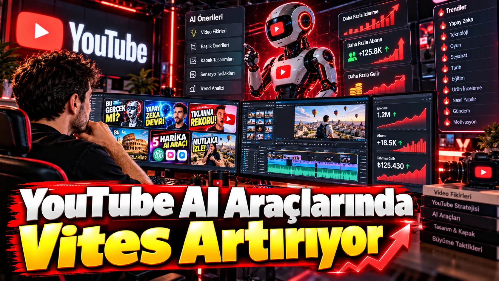 YouTube AI Araçlarında Vites Artırıyor
