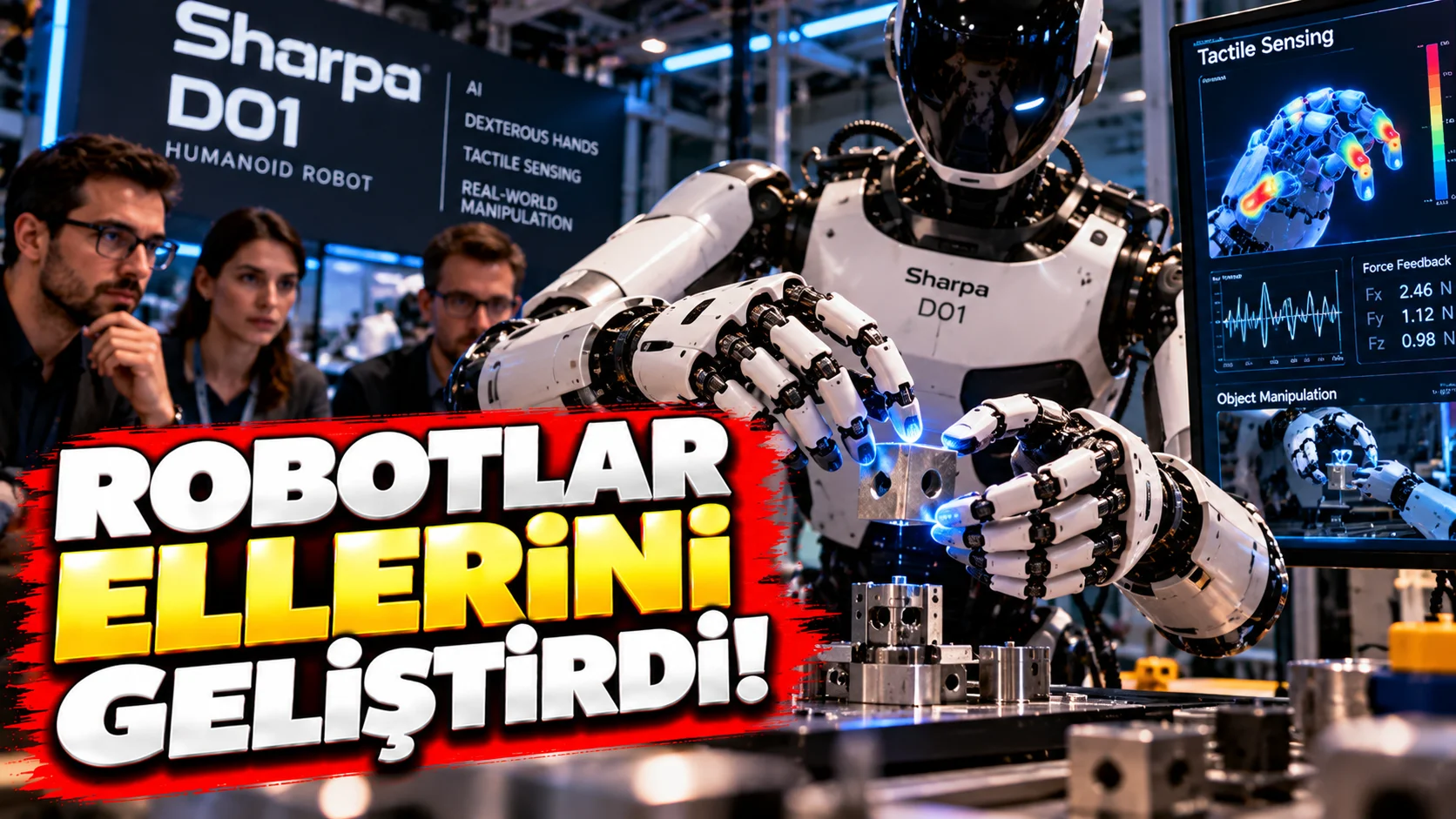 Yeni Robot D01 Elleriyle Dünyaya Çıkıyor