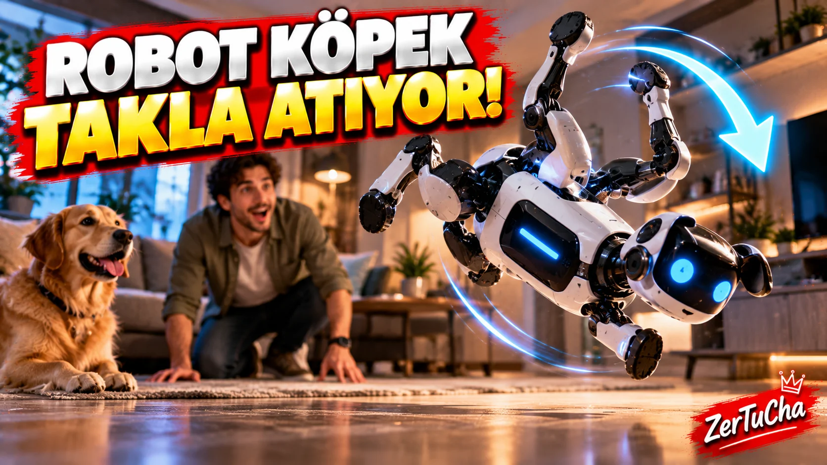 Robot Köpek Artık Takla Atıyor
