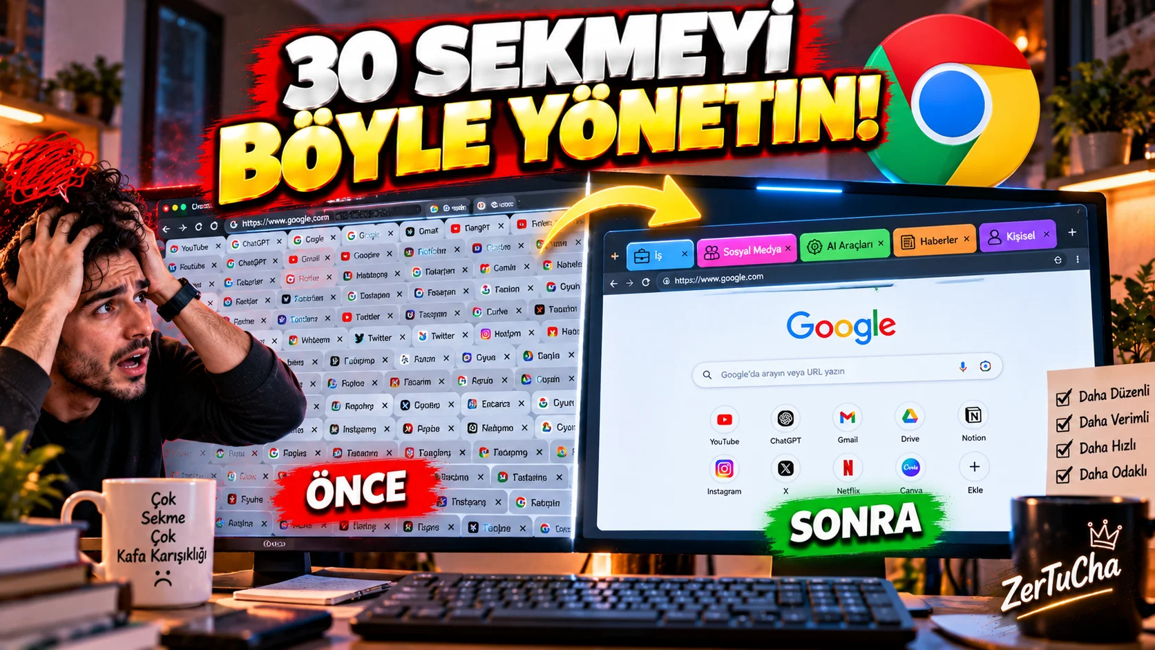 Chrome’da 30 Sekme Açanlar İçin Hayat Kurtaran Özellik: Sekme Grupları Nasıl Kullanılır?