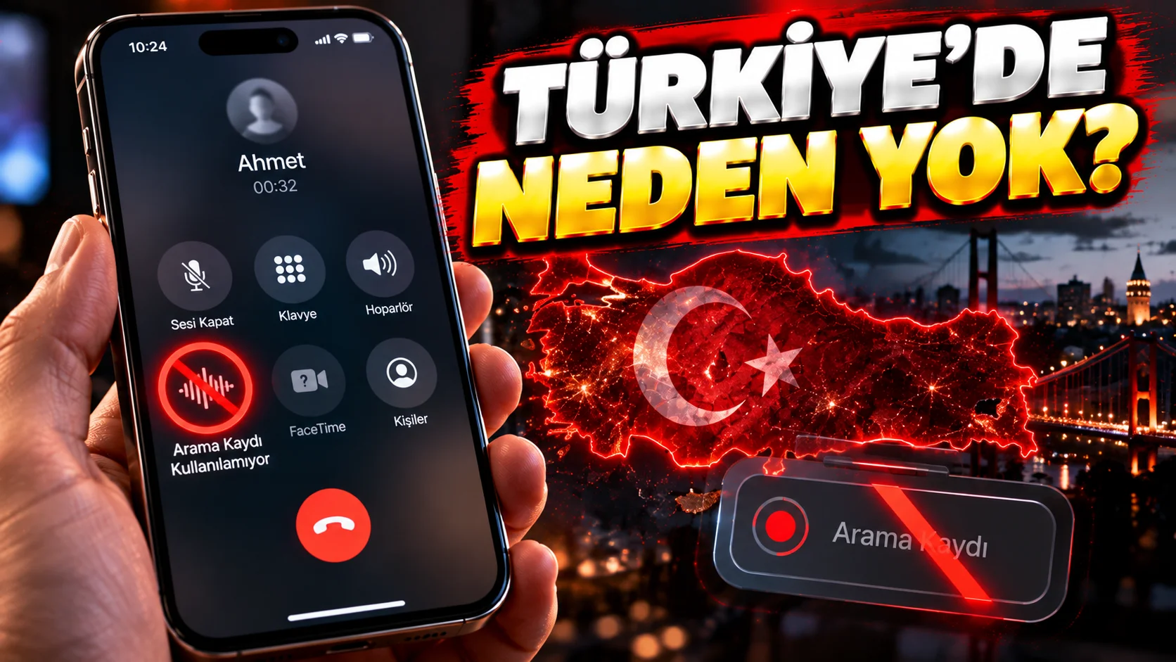 iPhone'da Telefon Görüşmesi Kaydetme Özelliği Geldi Ama Türkiye'de Neden Yok?