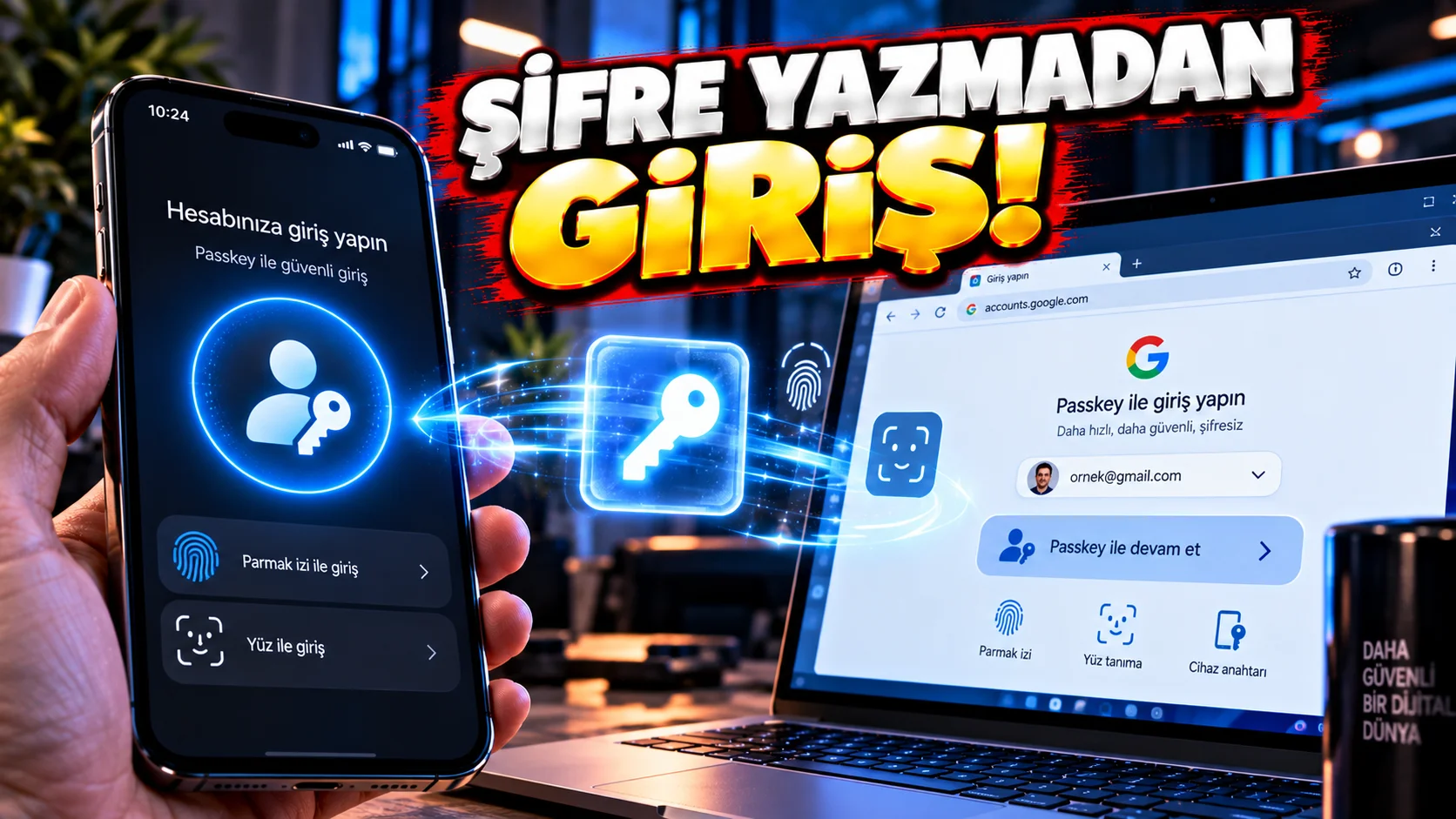 Şifre Yazmadan Hesaba Giriş Yapmak Mümkün: Chrome'da Passkey Nasıl Kullanılır?