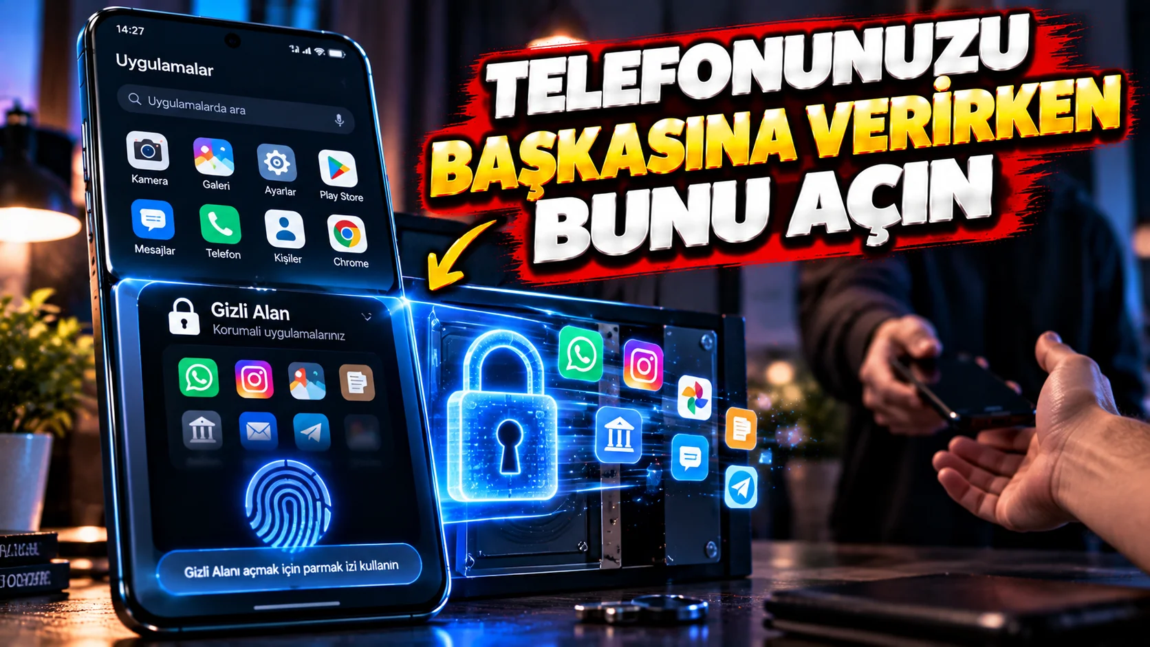 Telefonunuzu Başkasına Verirken Bunu Açın: Android'deki Gizli Uygulama Alanı Nasıl Kullanılır?