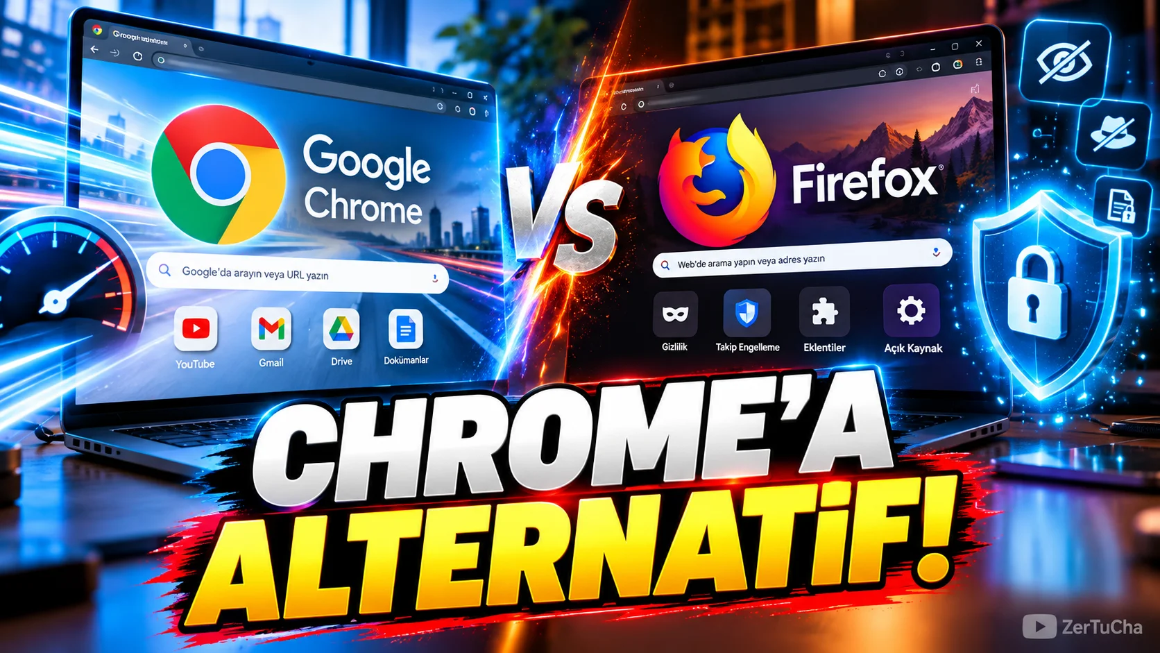 Google Chrome → Mozilla Firefox