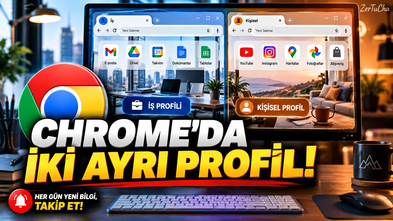 Chrome'da İş ve Kişisel Hayatınızı Ayırın! Ayrı Profil Oluşturmanın Kolay Yolu
