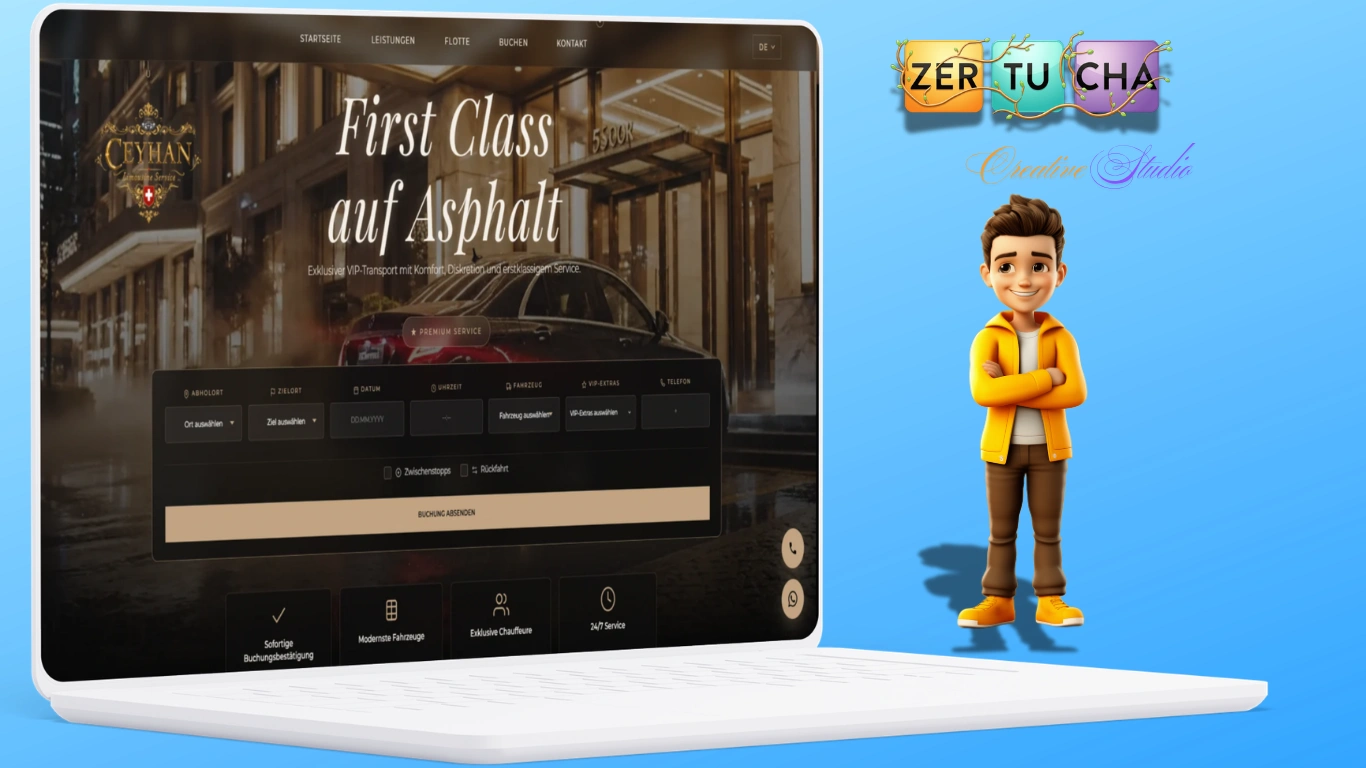 VIP Transfer & Şoförlük Hizmeti Web Platformu Galeri