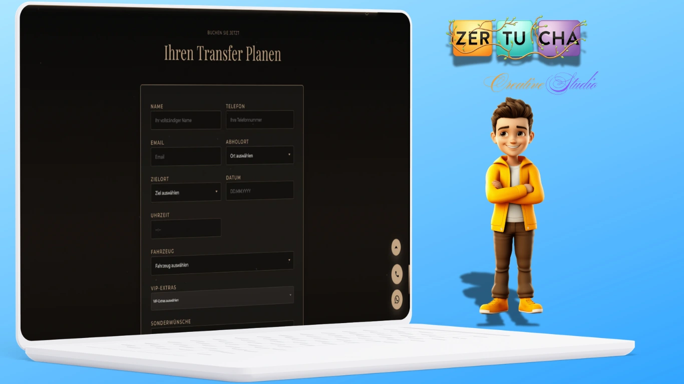 VIP Transfer & Şoförlük Hizmeti Web Platformu Galeri