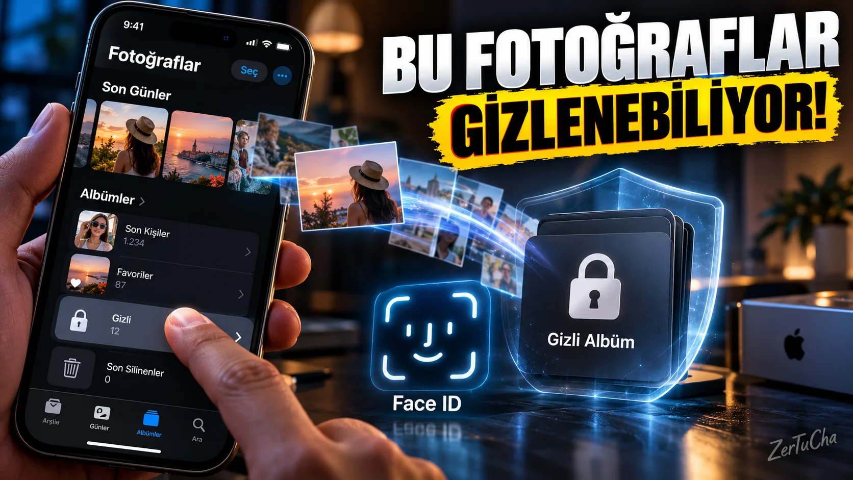 iPhone'daki Fotoğrafları Gerçekten Gizlemek İçin Sadece Albümden Silmeyin