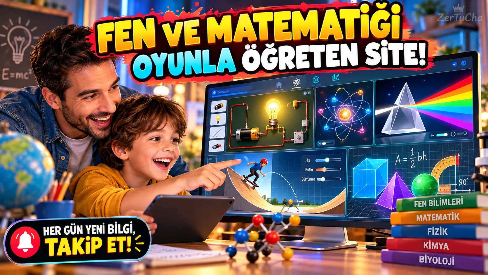Fizik, Kimya ve Matematiği Oyun Gibi Deney Yaparak Öğrenin: PhET Simülasyonları!
