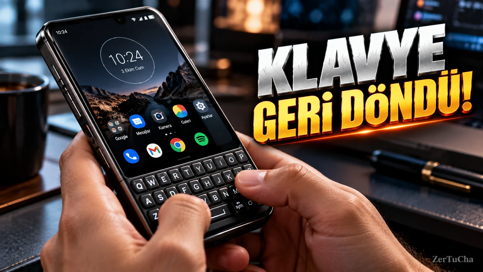 Fiziksel Klavyeli Android Telefonlar Yeniden İlgi Çekiyor