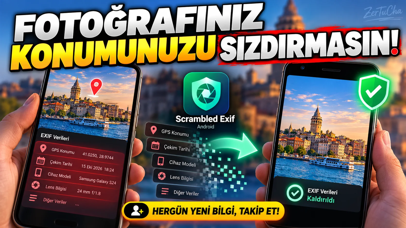 Fotoğrafınız Konumunuzu Ele Verebilir! Paylaşmadan Önce Bu Android Uygulamasını Deneyin