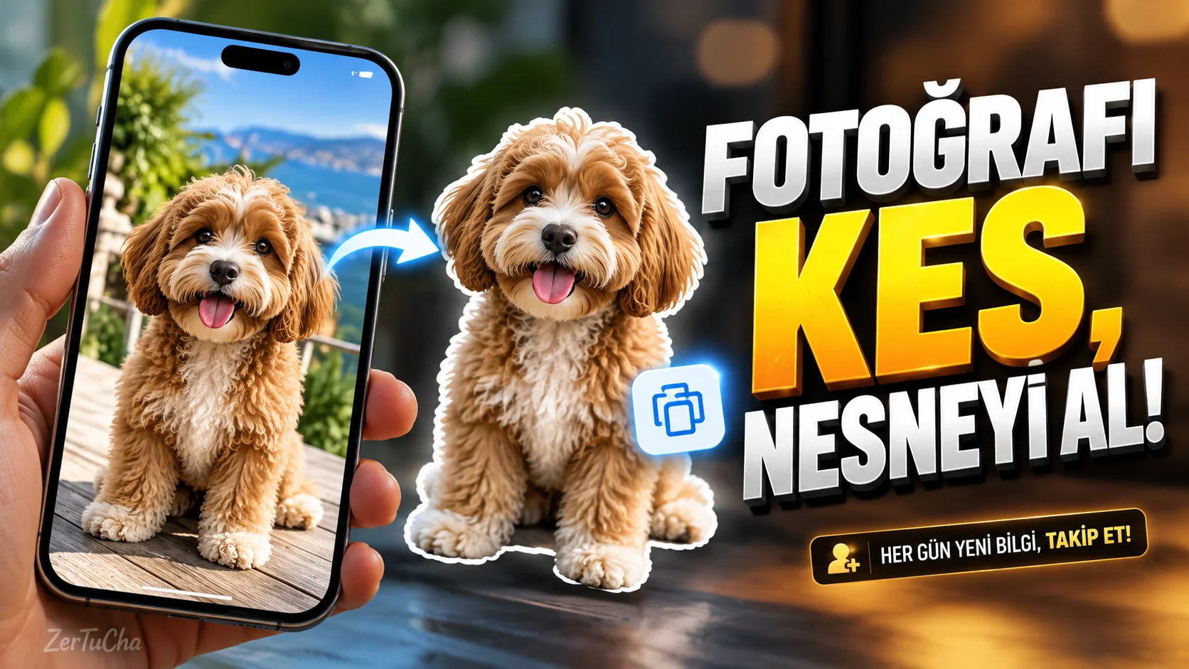 iPhone'da Fotoğraftaki Nesneyi Arka Planından Ayırıp Tek Başına Gönderin!