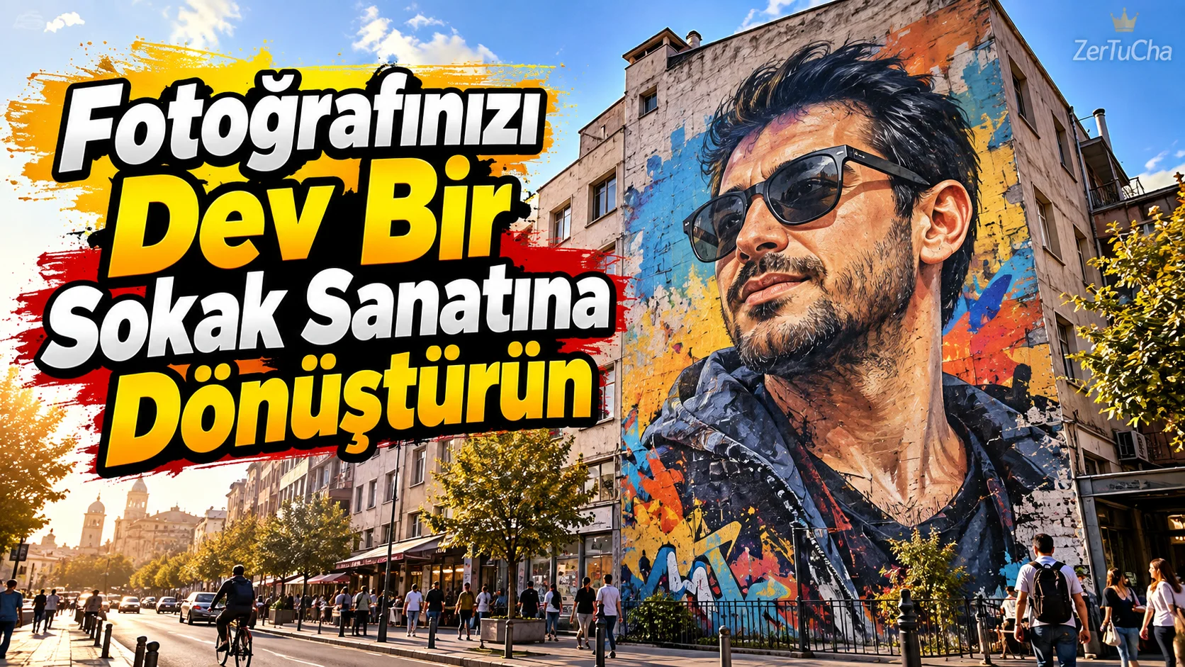 Fotoğrafınızı Dev Bir Sokak Sanatına Dönüştürün