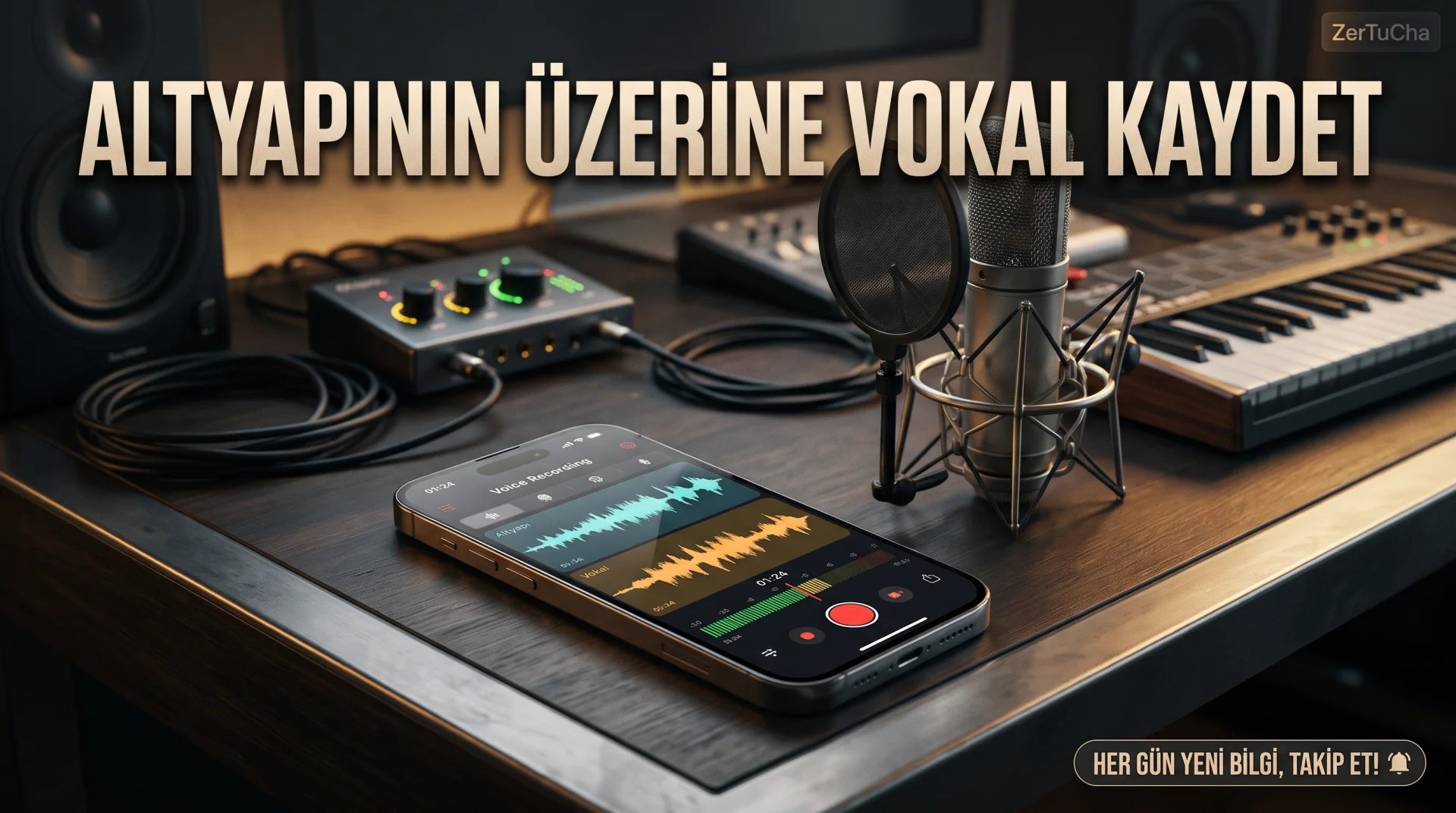 Stüdyoya Gitmeden Altyapının Üzerine Vokal Kaydet: iPhone Voice Memos