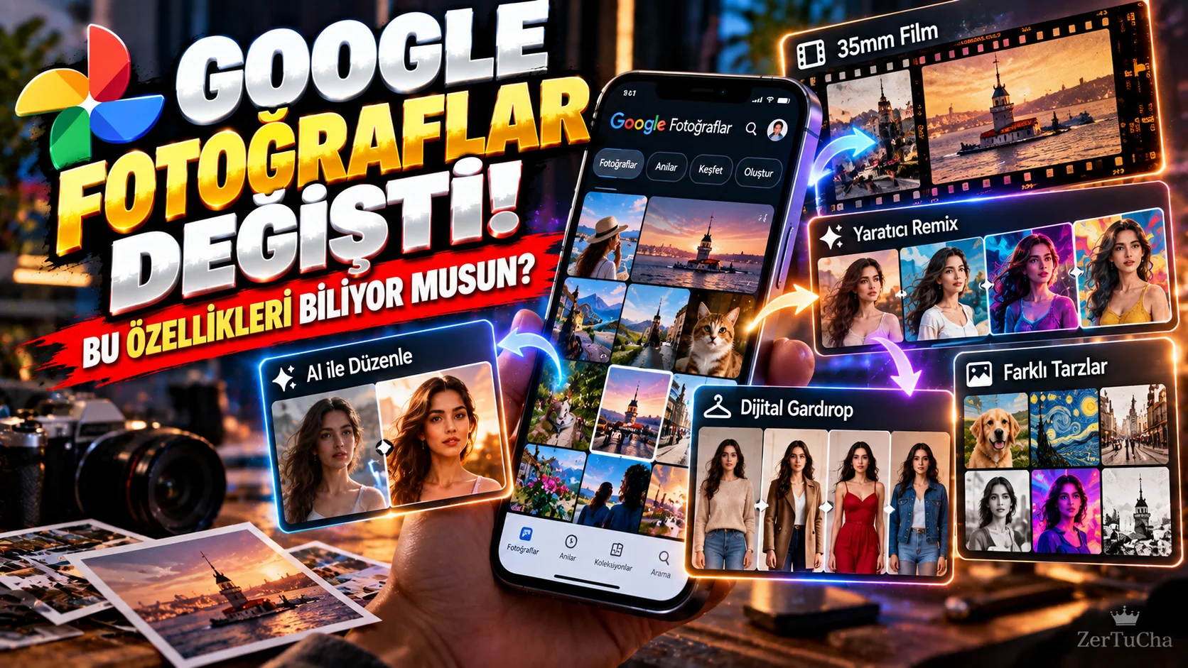 GOOGLE FOTOĞRAFLAR ARTIK SADECE GALERİ DEĞİL! Bu Yeni Özelliklere Bakmadan Geçme