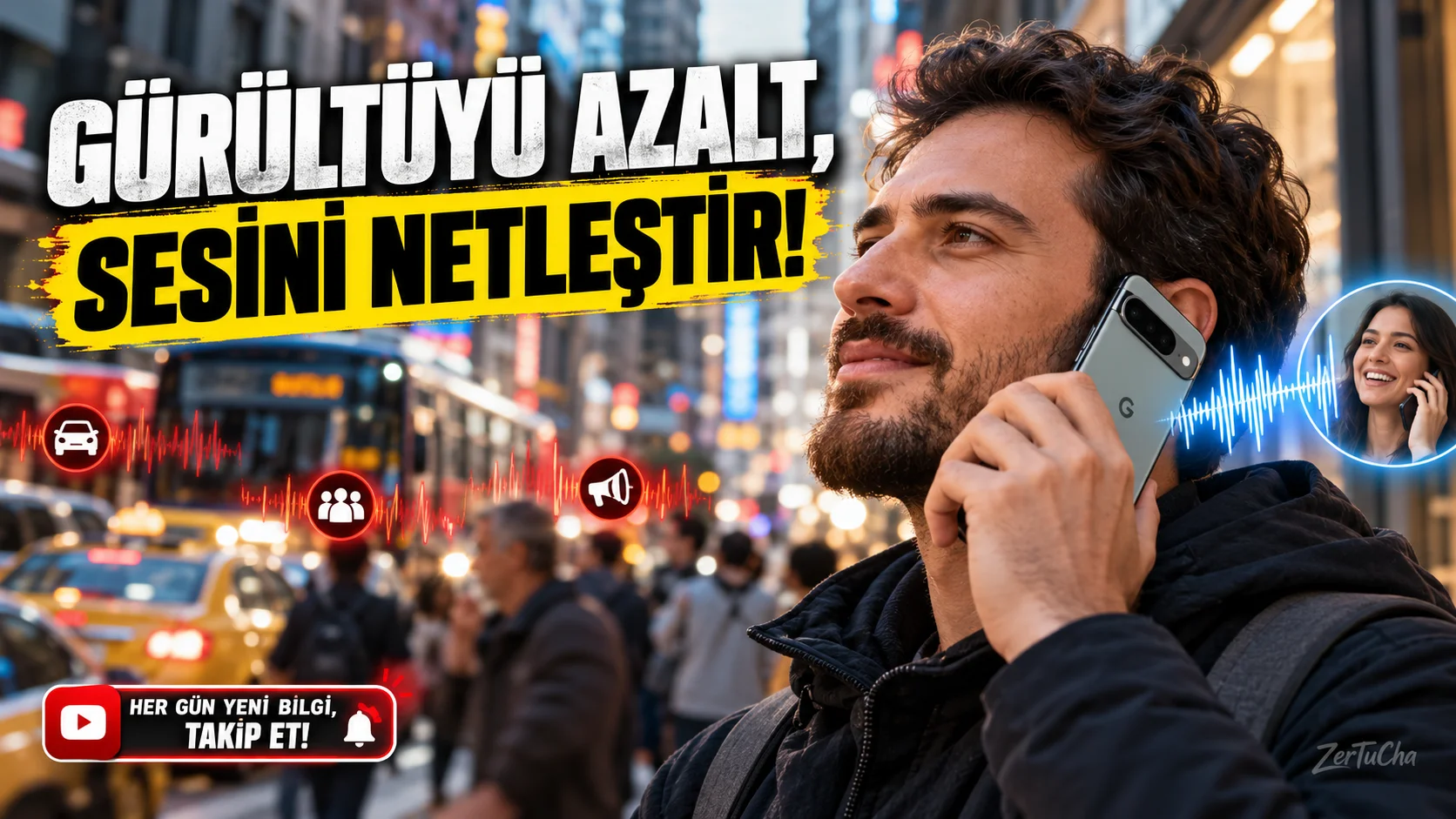 GOOGLE PIXEL: Telefon Görüşmelerinde Arka Plan Gürültüsünü Azaltan Ayar!