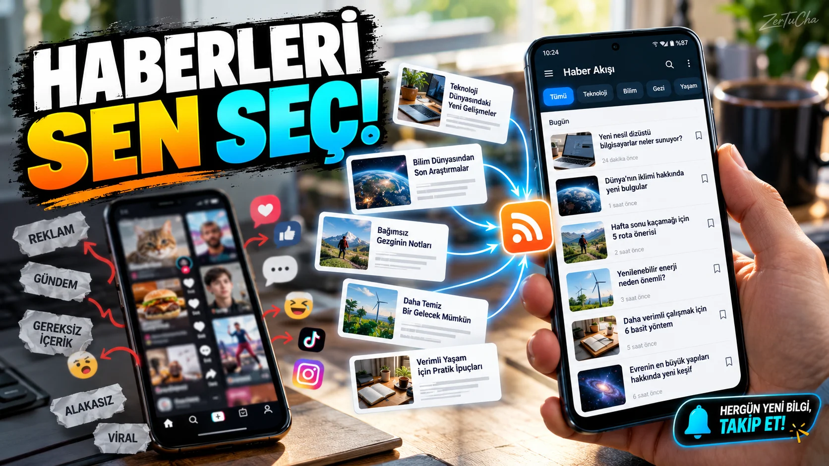 Haberleri Algoritmalara Bırakma: Feeder ile Kendi Kaynaklarını Takip Et