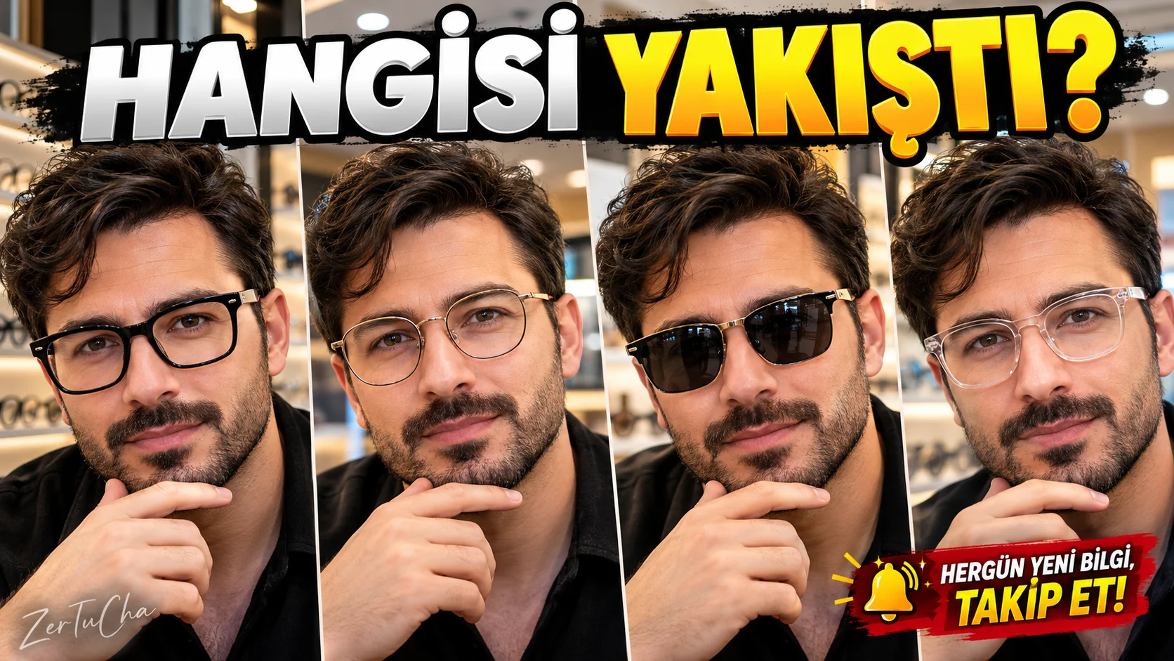 Fotoğrafınızdaki Gözlüğü Farklı Modellerle Deneyin