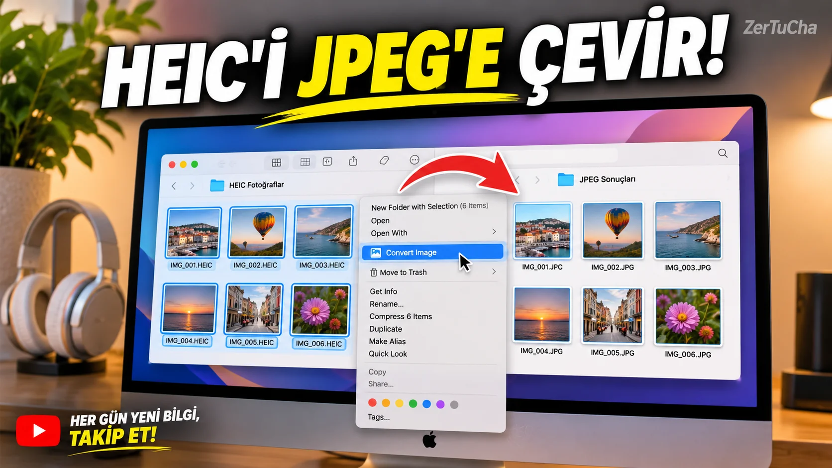 macOS: Convert HEIC Photos from iPhone to JPEG Without Opening One by One!