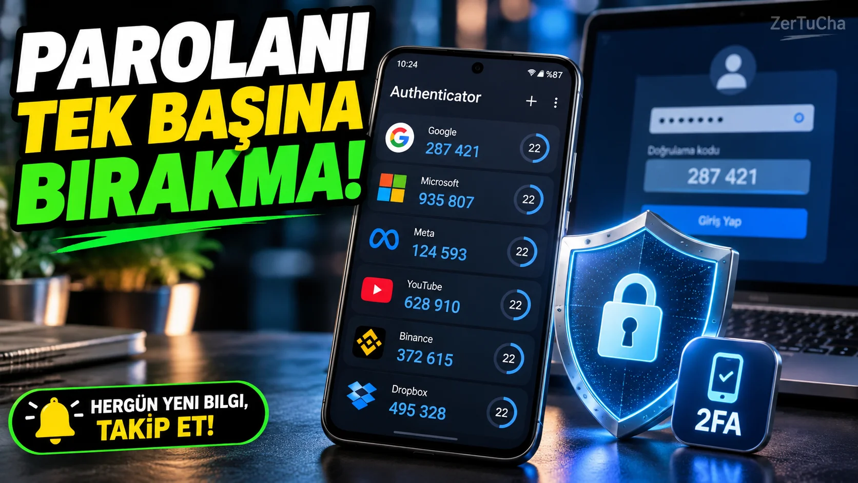 Hesaplarını Daha Güvenli Yap: Aegis Authenticator