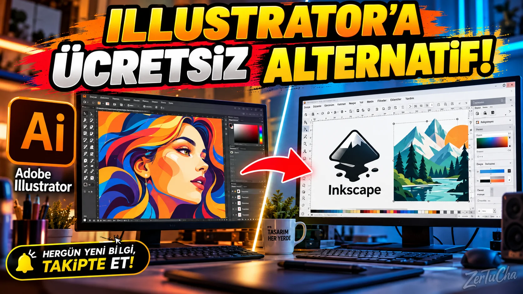 Adobe Illustrator → Inkscape