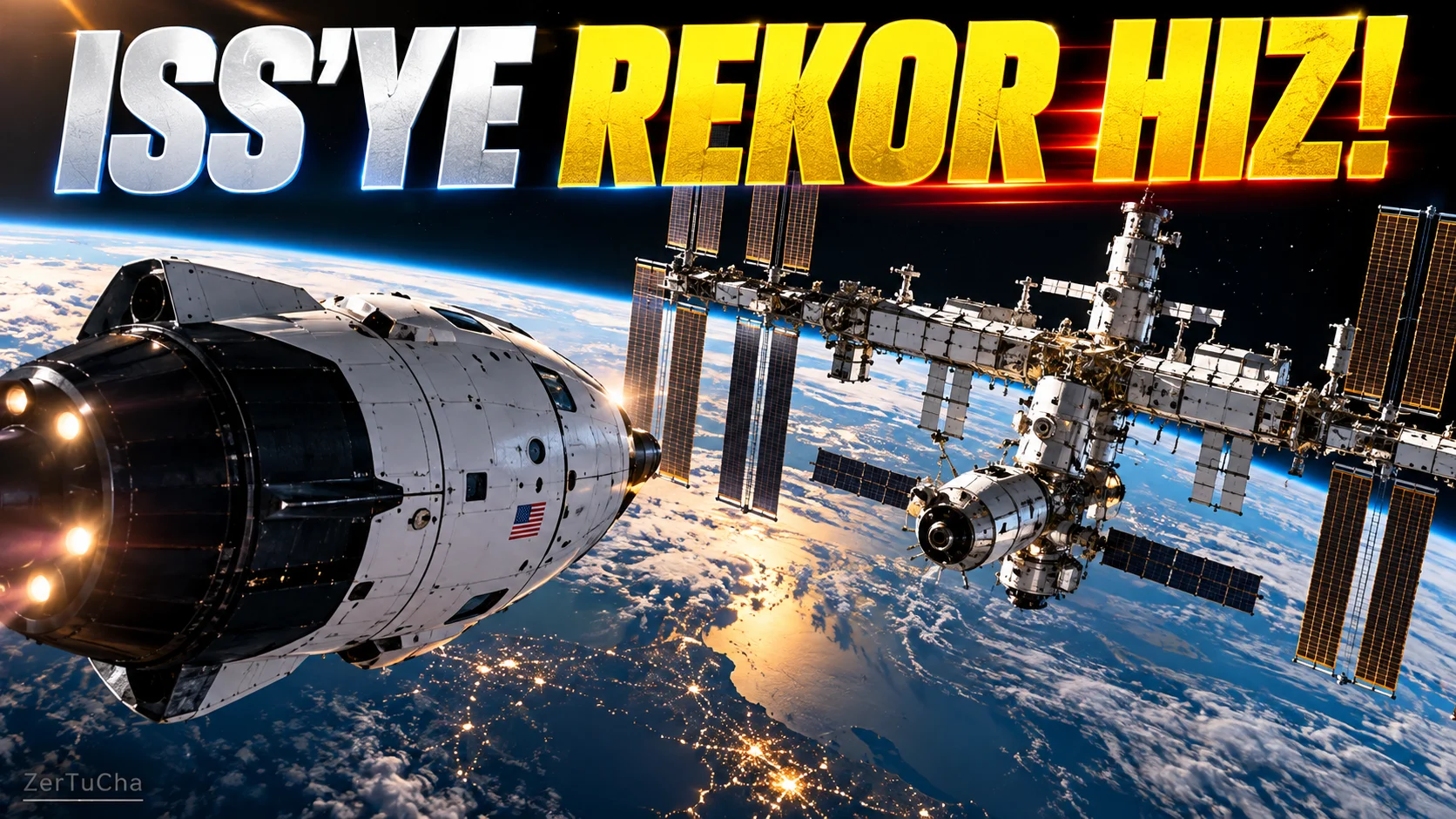 Crew-13 Ekibi ISS'ye Rekor Sürede Ulaştı
