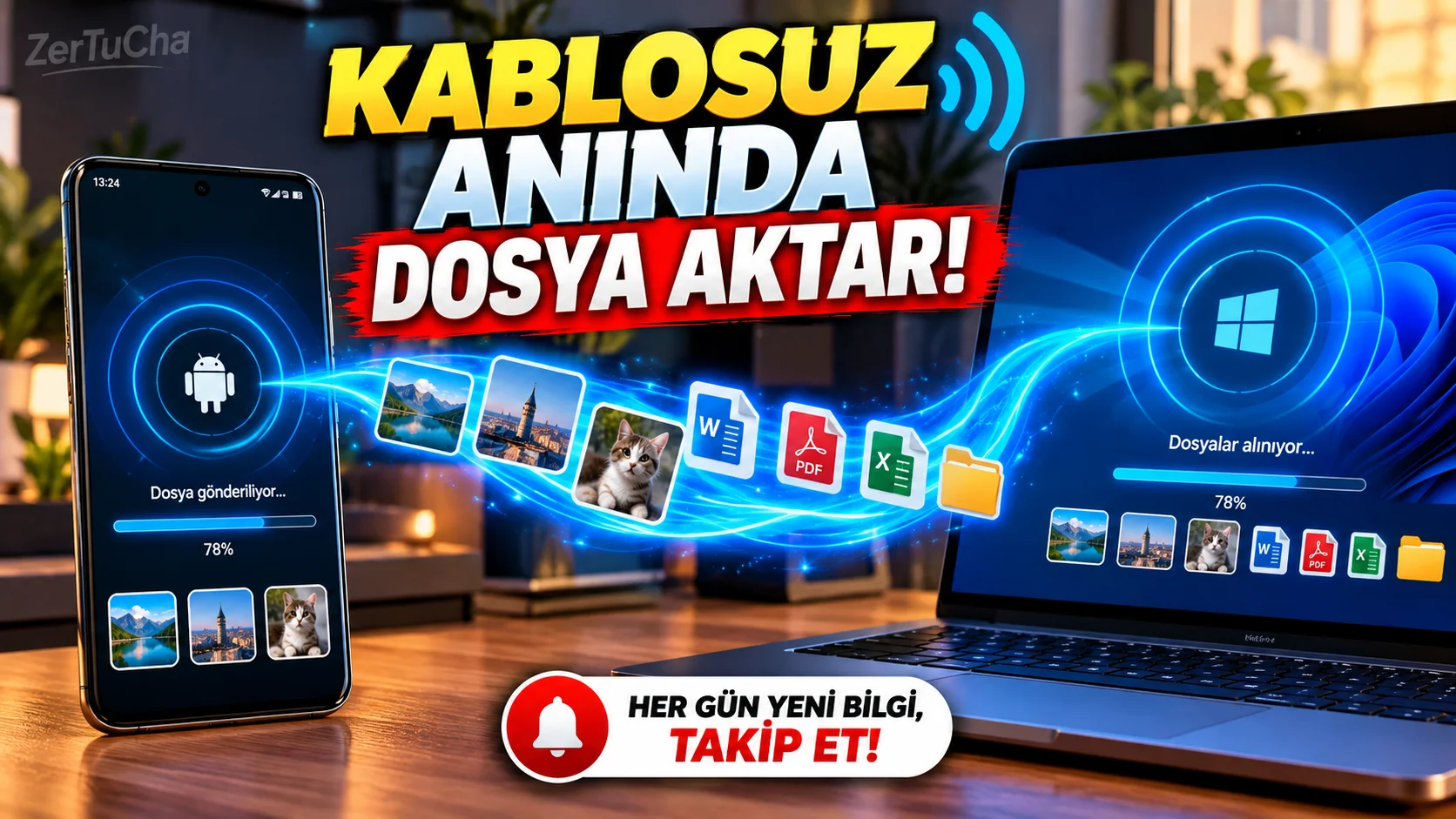 Kablosuz, Uygulamasız ve Buluta Yüklemeden Dosya Aktarın: PairDrop!