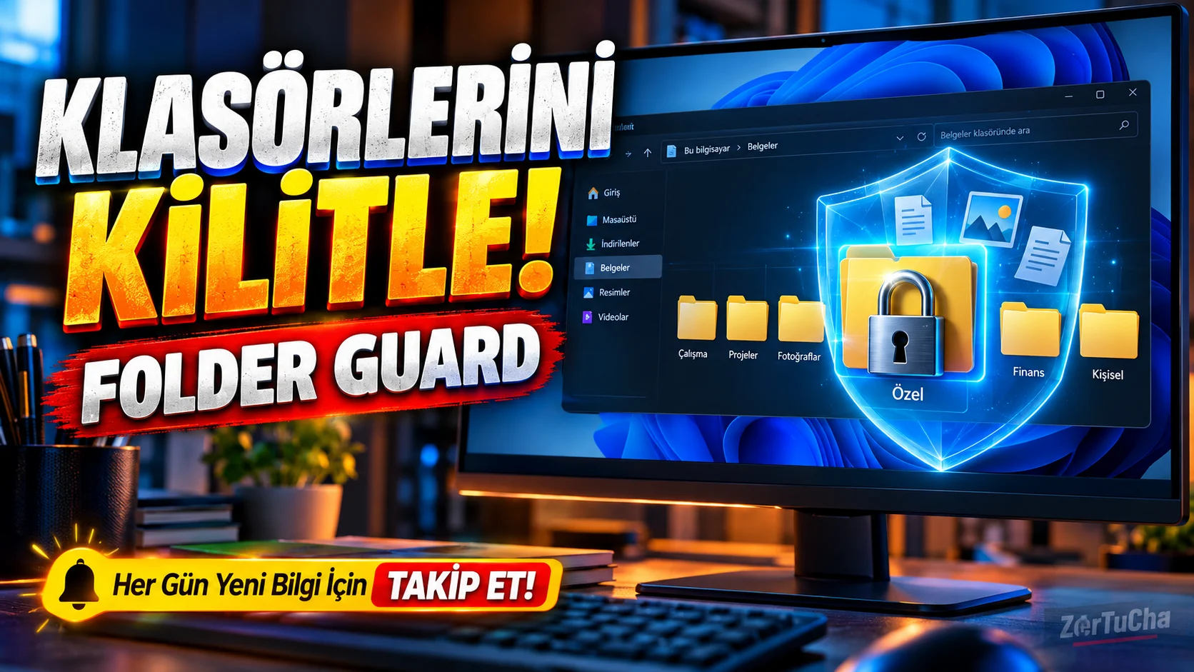 Bilgisayarındaki Gizli Klasörleri Kimse Açamasın! Folder Guard İncelemesi