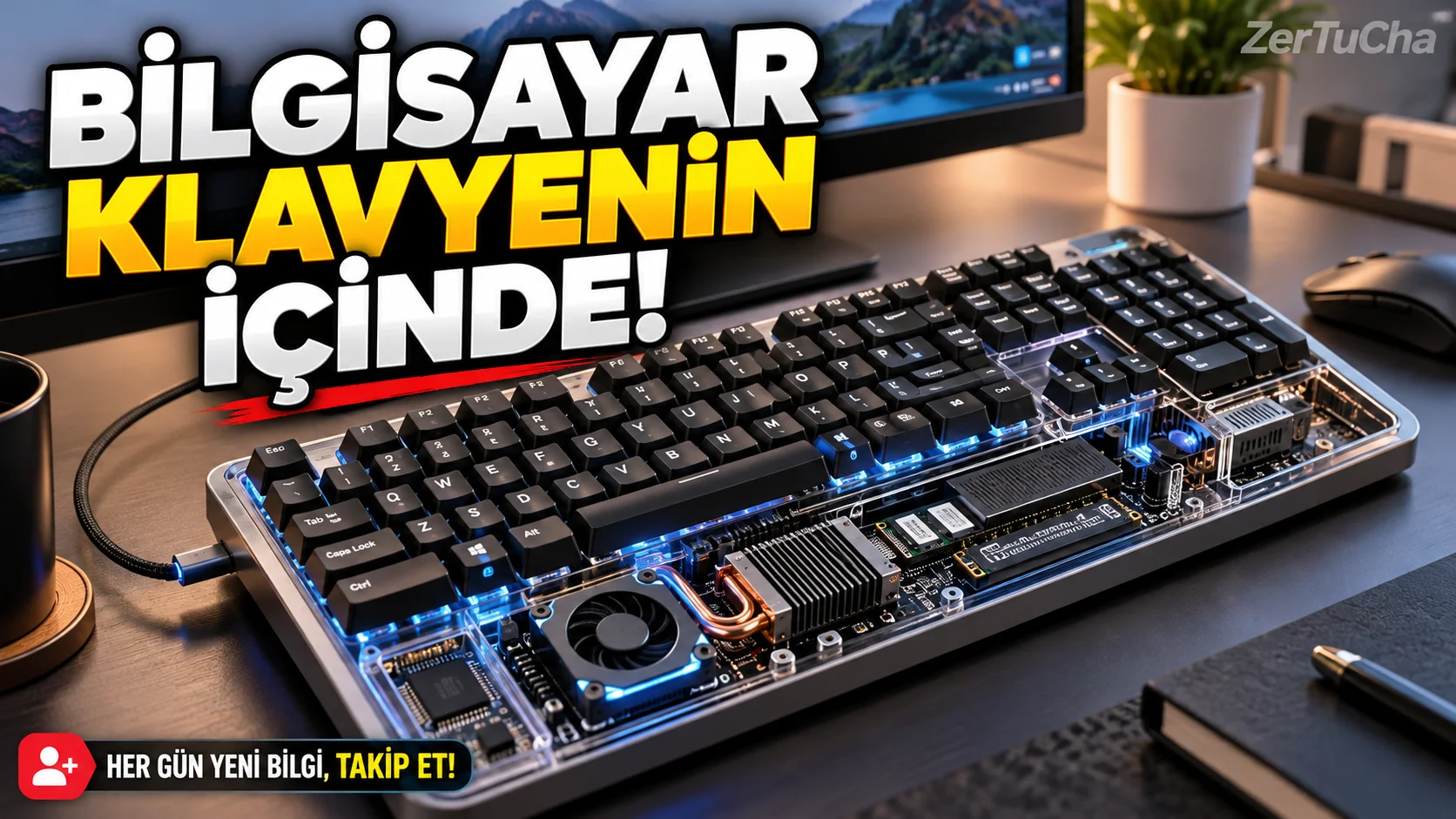 Windows Bilgisayarı Klavyenin İçine Sığdırdılar: HP EliteBoard G1a'nın İlginç Tasarımı